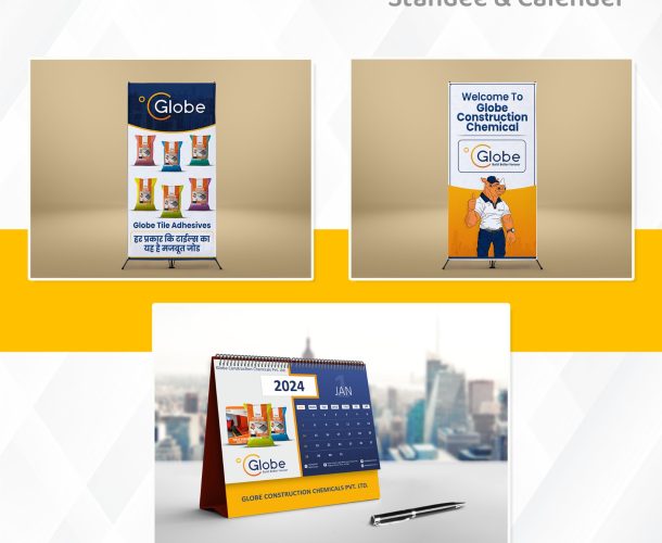 standee and calendar design